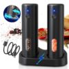 Picture of BNMQ Electric Salt and Pepper Grinder Set with Charging Base, 2-Pack