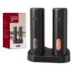 Picture of BNMQ Electric Salt and Pepper Grinder Set with Charging Base, 2-Pack