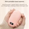 Picture of BNMQ digital display hand warmer suede power bank two-in-one